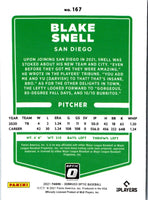 2021 Donruss Optic Blake Snell #167