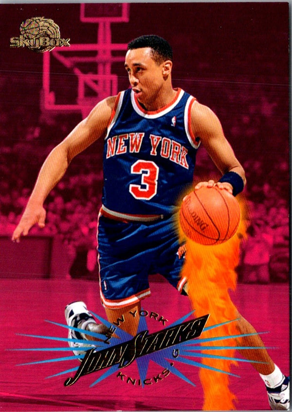 1995 SkyBox Premium John Starks #85