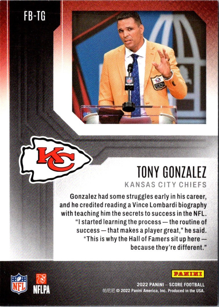 2022 Score First Ballot Tony Gonzalez