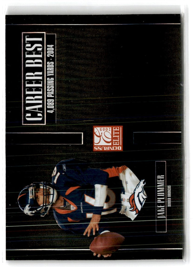 2005 Donruss Elite Career Best Black Jake Plummer