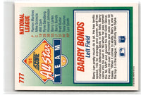 1992 Score Barry Bonds #777