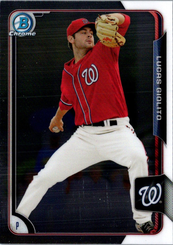 2015 Bowman Draft Picks & Prospects Chrome Lucas Giolito #39