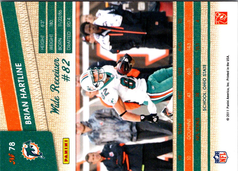 2010 Panini Brian Hartline