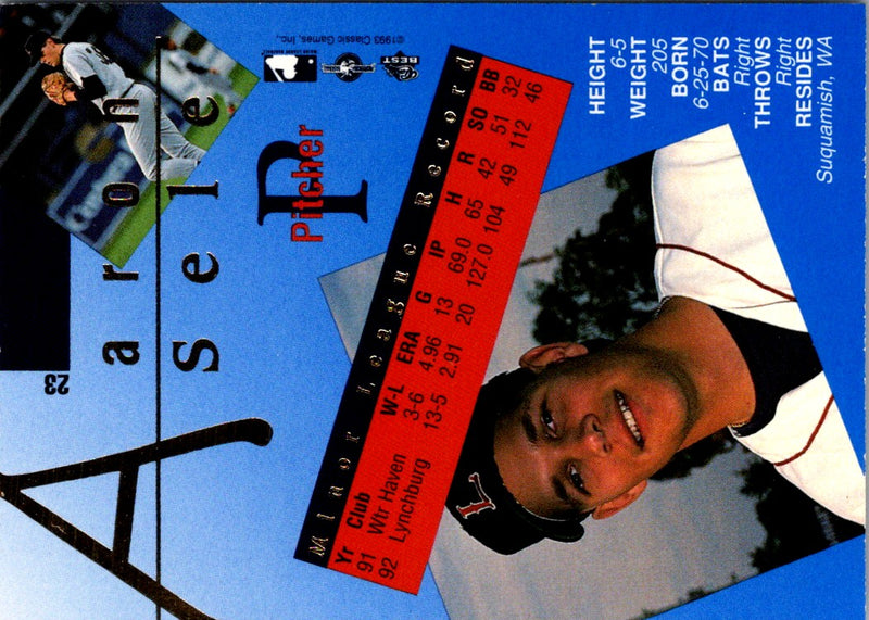 1993 Classic Best Gold Aaron Sele