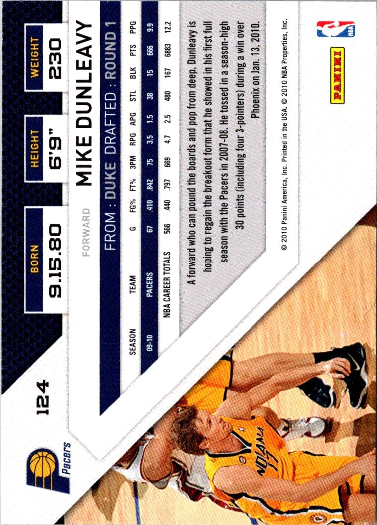 2010 Panini Threads Mike Dunleavy Jr.