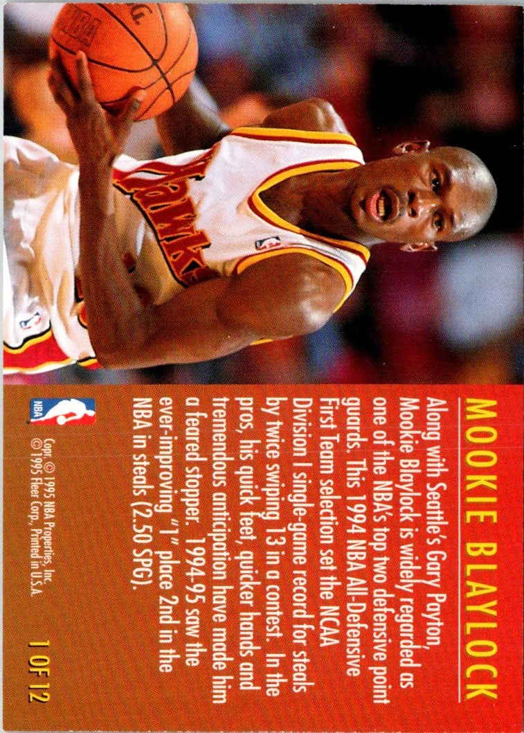 1995 Fleer Total D Mookie Blaylock