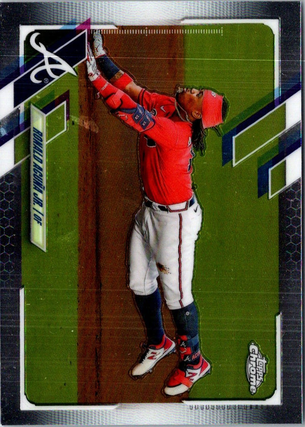 2021 Topps Chrome Ronald AcuÃ±a Jr. #50