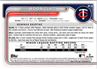 2024 Bowman Prospects Jose Rodriguez #BP-71