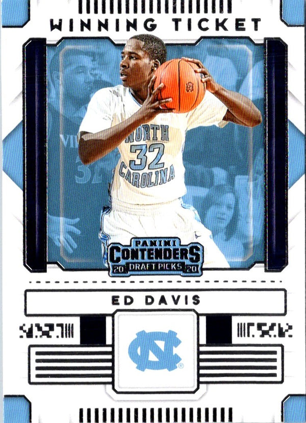 2020 Panini Contenders Draft Picks Winning Tickets Ed Davis #17