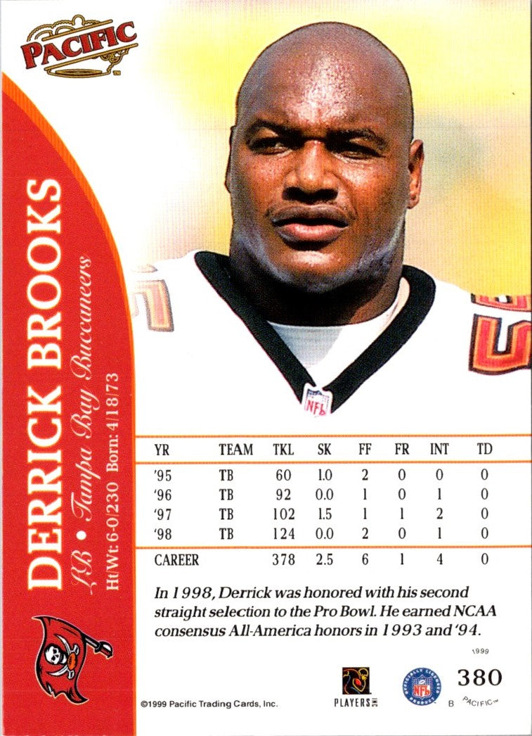 1999 Pacific Red Derrick Brooks