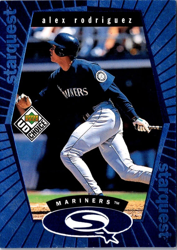 1999 UD Choice StarQuest Blue Alex Rodriguez #SQ3