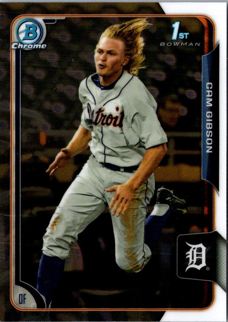 2015 Bowman Draft Picks & Prospects Chrome Cam Gibson