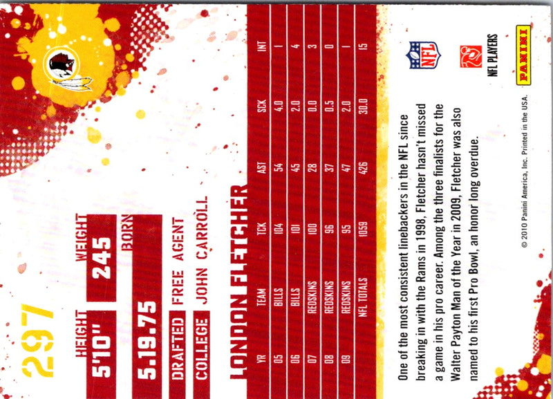 2010 Score London Fletcher