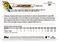 2021 Topps Gold Luis Campusano #381
