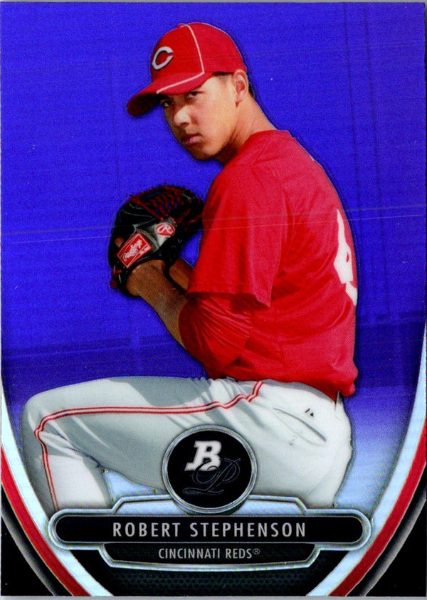 2013 Bowman Platinum Chrome Prospects Refractors Robert Stephenson #BPCP45