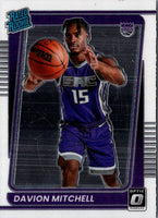2021 Donruss Optic Blue Davion Mitchell #155