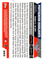 2005 Topps David Ortiz/Curt Schilling #353