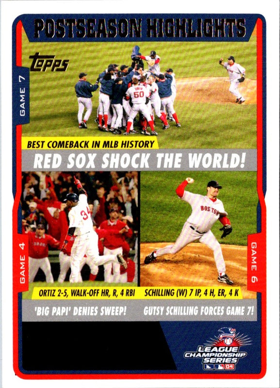 2005 Topps David Ortiz/Curt Schilling #353
