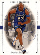 1998 SP Authentic Cedric Ceballos