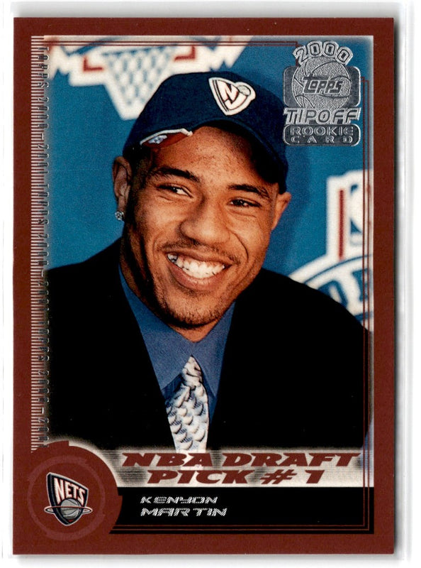 2000 Topps Tipoff Kenyon Martin #125 Rookie