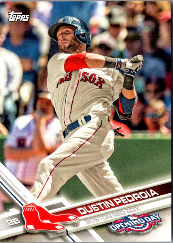 2017 Topps Opening Day Dustin Pedroia #112