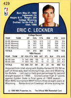 1990 Hoops Eric Leckner #429