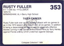 1989 Collegiate Collection Auburn Coke 580 Rusty Fuller