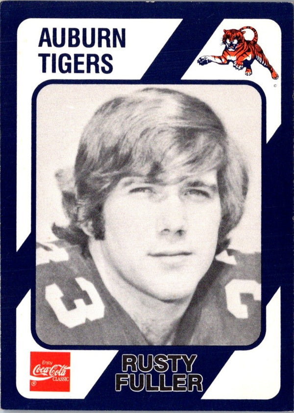 1989 Collegiate Collection Auburn Coke 580 Rusty Fuller #353