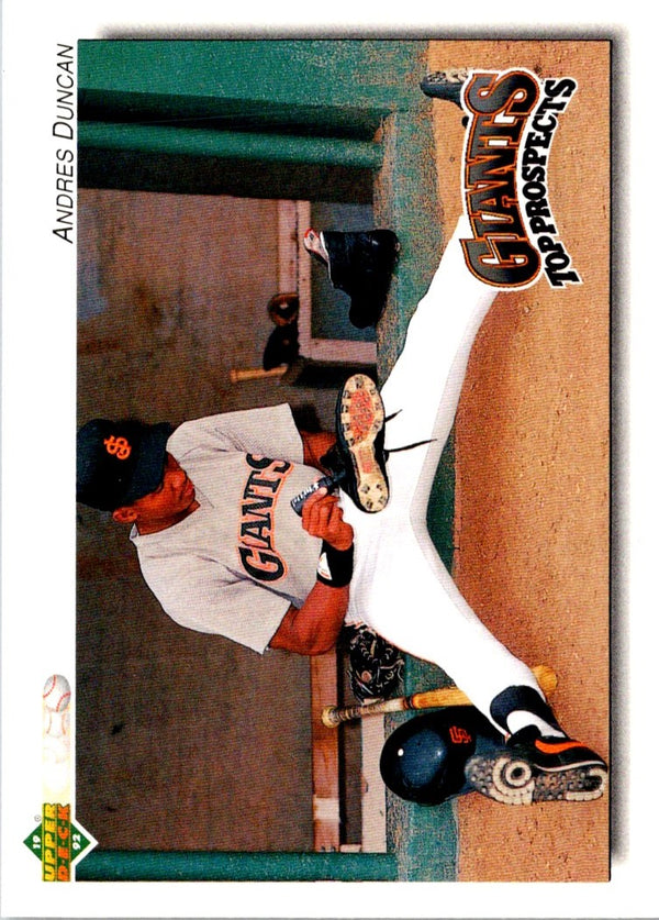 1992 Upper Deck Minors Andres Duncan #215