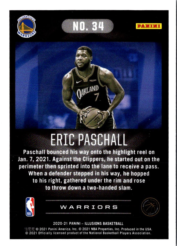 2020 Panini Illusions Eric Paschall