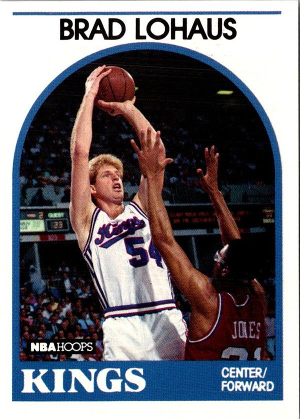 1989 Hoops Brad Lohaus #74 Rookie