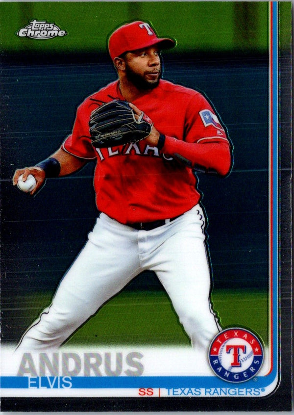 2019 Topps Chrome Elvis Andrus #TR-3