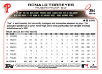 2022 Topps Ronald Torreyes #354