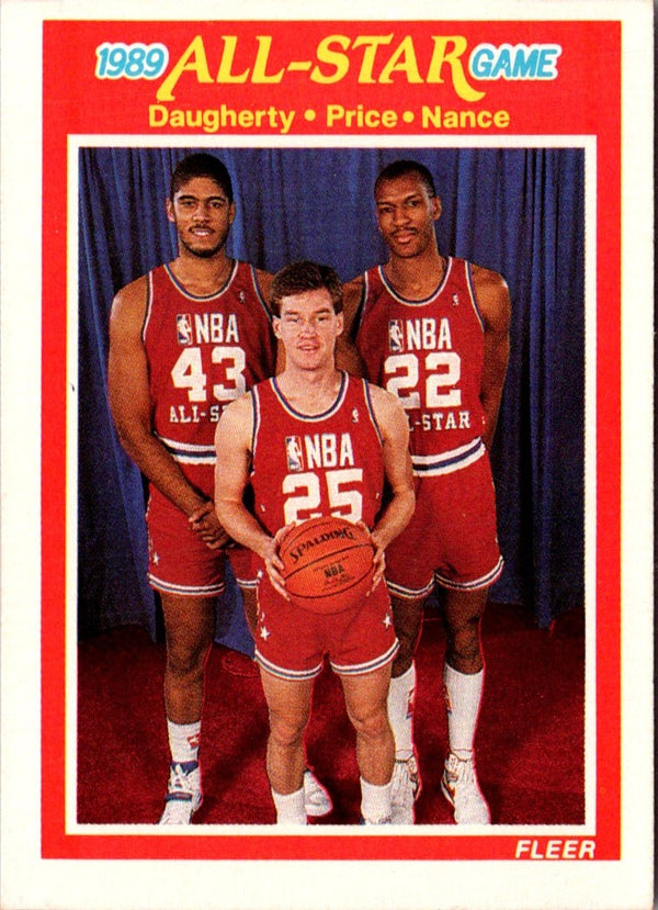 1989 Fleer Brad Daugherty/Mark Price/Larry Nance #166