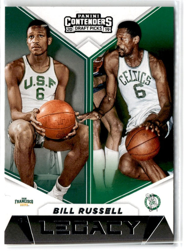 2019 Panini Contenders Draft Picks Legacy Bill Russell #7