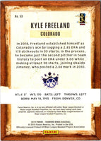 2019 Panini Diamond Kings Blue Kyle Freeland #53