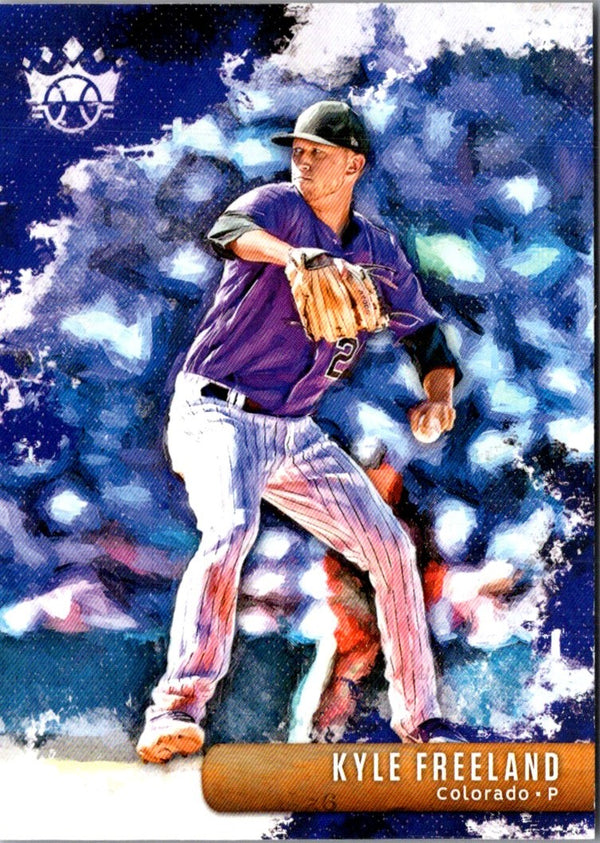 2019 Panini Diamond Kings Blue Kyle Freeland #53