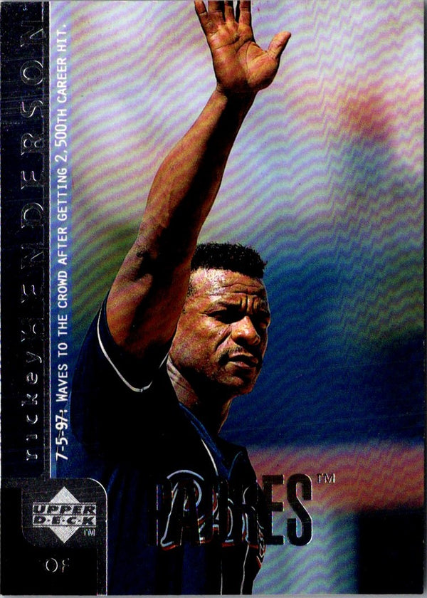 1998 Upper Deck Rickey Henderson #211