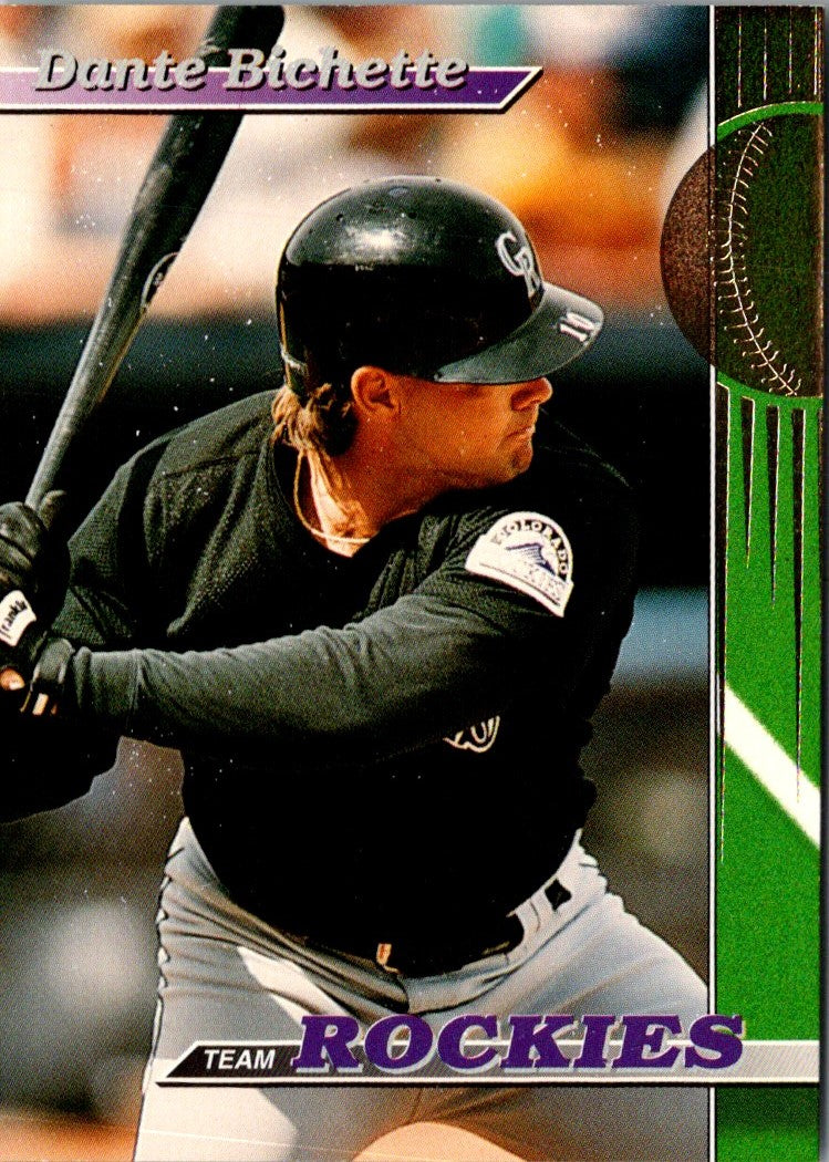 1993 Stadium Club Colorado Rockies Dante Bichette