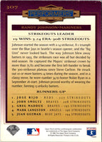 1994 Panini Stickers Randy Johnson - Most Strikeouts #9