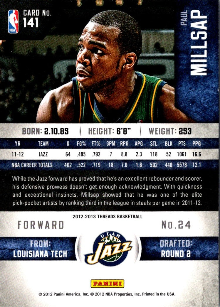 2012 Panini Threads Paul Millsap