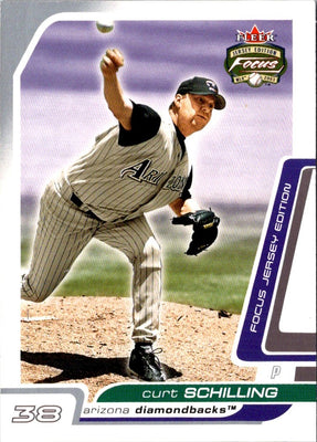 2003 Fleer Focus Jersey Edition Curt Schilling #21