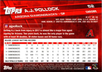 2017 Topps Chrome A.J. Pollock #52