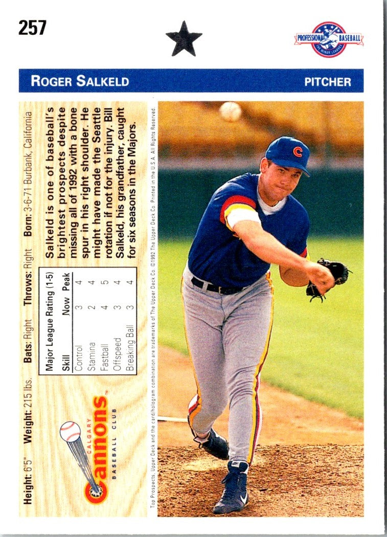 1992 Upper Deck Minors Roger Salkeld