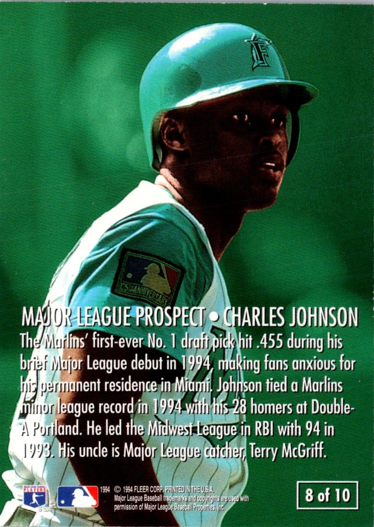 1995 Fleer Major League Prospects Charles Johnson