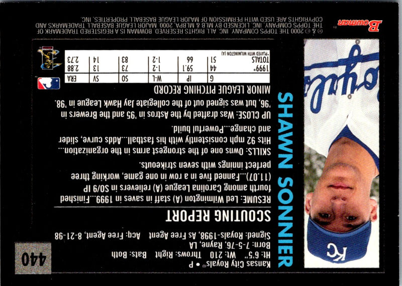 2000 Bowman Shawn Sonnier