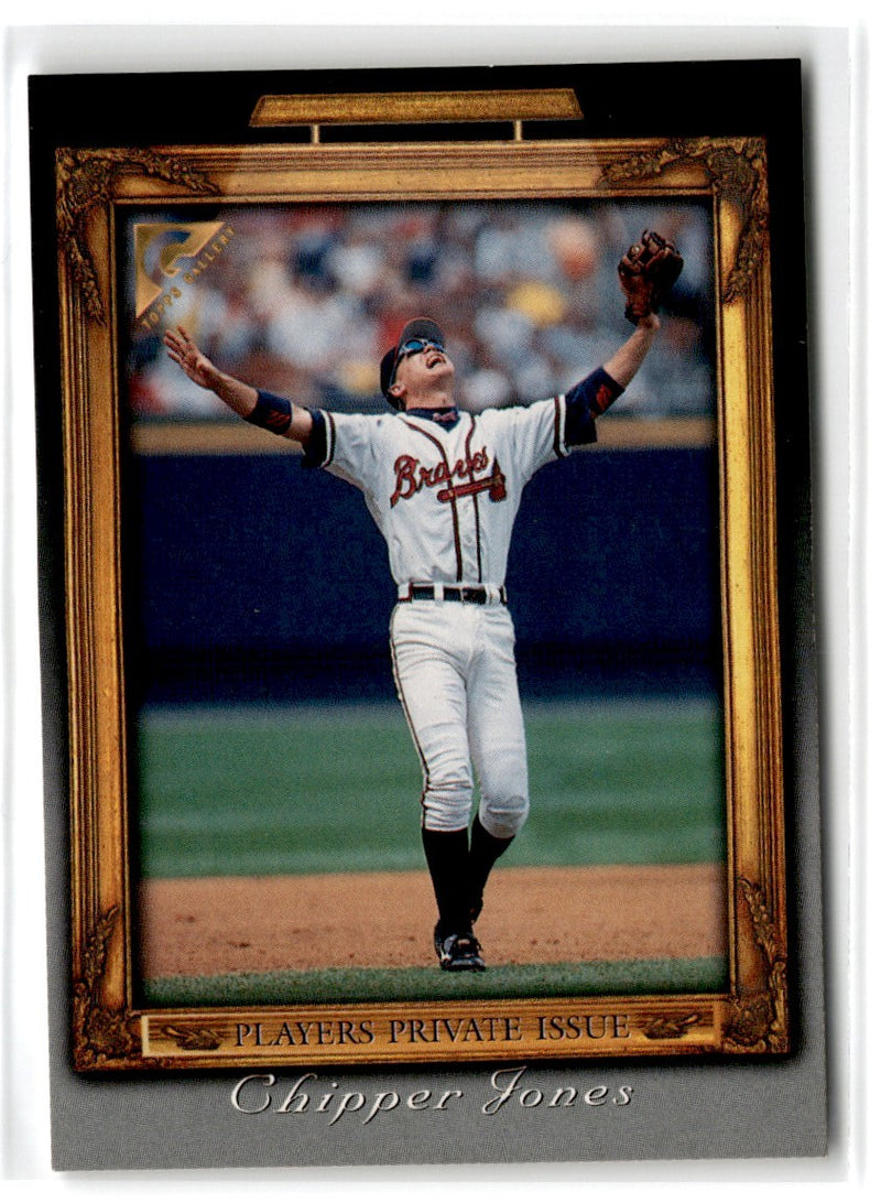 1998 Topps Gallery Player's Private Issue Auction Point Chipper Jones