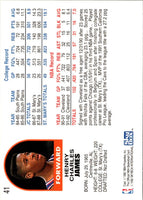 1992 Hoops Henry James #41