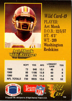 1991 Wild Card Art Monk #49