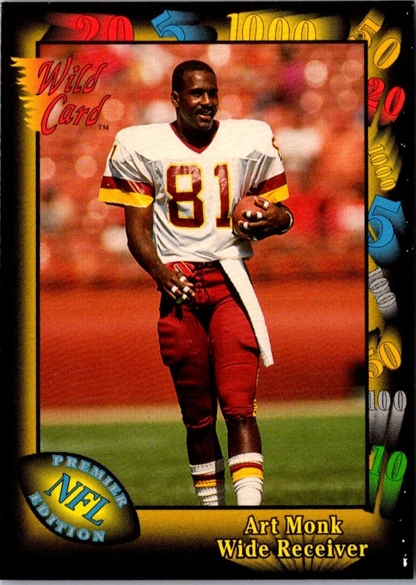 1991 Wild Card Art Monk #49